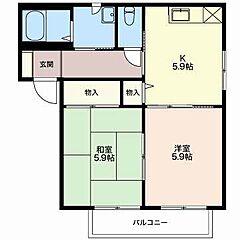 物件の間取り