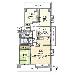 物件の間取り
