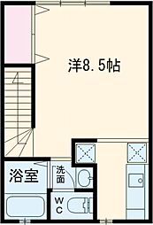 エトワール長潟 ワンルームの間取図画像