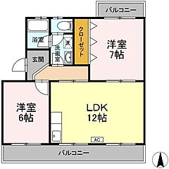 物件の間取り