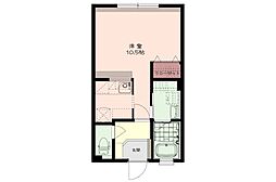 エターナルB ワンルームの間取図画像