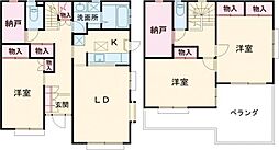 アルカディア 3SLDKの間取図画像