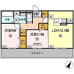 物件の間取り