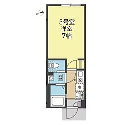 藤沢市藤が岡1丁目アパート 1Kの間取図画像