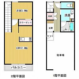 Galleria86 1LDKの間取図画像