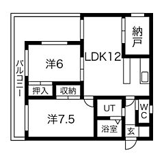 物件の間取り