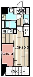 (仮称)若富士町マンション 1LDKの間取図画像