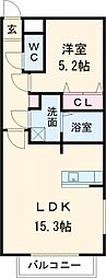 コッコラーレ 1LDKの間取図画像