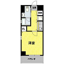 izumi 1Kの間取図画像