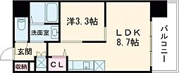HMレジデンス 1LDKの間取図画像