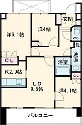 トア山手フラッツトア山手プラザ 4DKの間取図画像