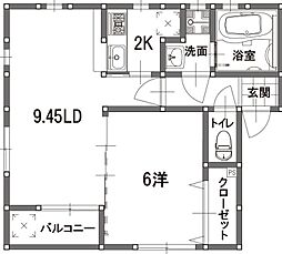 REVEFRERES 1LDKの間取図画像