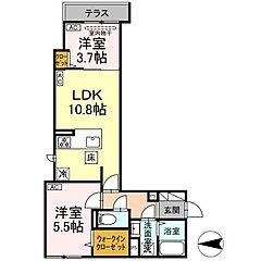 物件の間取り
