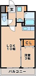 ロサグランテ 1LDKの間取図画像