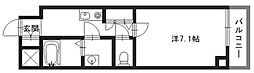 キャピタルアイ姫路 1Kの間取図画像
