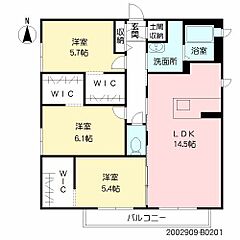物件の間取り