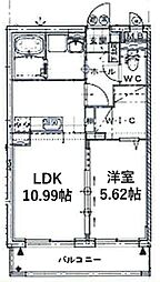(仮称)YM畑中4丁目 1LDKの間取図画像