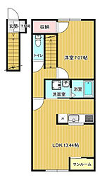 ネクストステージ 1LDKの間取図画像