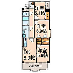 物件の間取り