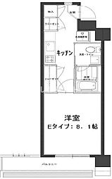 コンフォートタウン大船 1Kの間取図画像