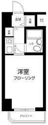 ダイアパレス錦糸町第5 1Kの間取図画像