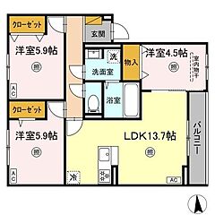 物件の間取り