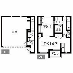 Pacifica Shonan A棟 1LDKの間取図画像
