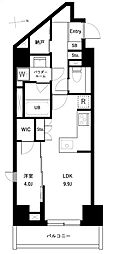 URBANPARKタカイド 1SLKの間取図画像