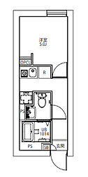 CITY WALK永福町 1Kの間取図画像