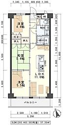 F・シャルマン 3LDKの間取図画像
