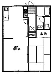 ストークネスト2 1LDKの間取図画像