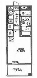 ラ・クールさいたま 1Kの間取図画像