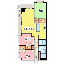 URBANCONCIERIA城東 3LDKの間取図画像