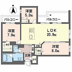 物件の間取り