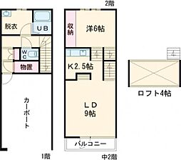 S.M.S 1LDKの間取図画像