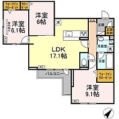 物件の間取り