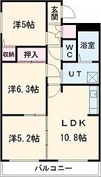 ファミーユ 3LDKの間取図画像