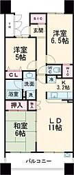シーズガーデンオオタ 3LDKの間取図画像