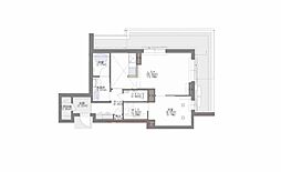 plancher西新 1LDKの間取図画像