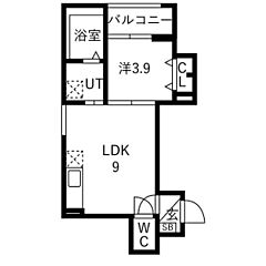 物件の間取り