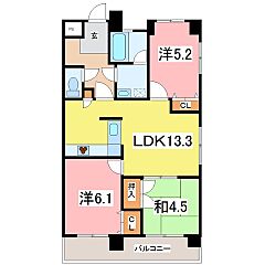 物件の間取り