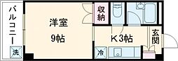 ドミールITO 1Kの間取図画像