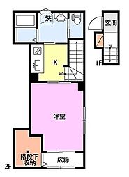 neo-ANEs 1Kの間取図画像