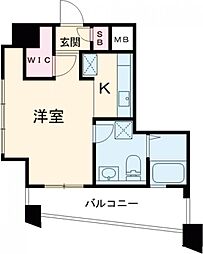 PH4 1Kの間取図画像