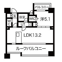REALIZE押上2 1LDKの間取図画像