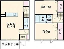 Y's・リマール1 2LDKの間取図画像