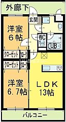 物件の間取り