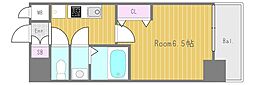 (仮称)北本町1丁目PJ 1Kの間取図画像