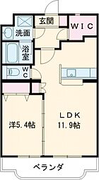 PREMISTGOTO 1LDKの間取図画像