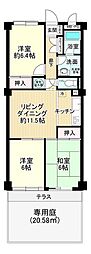 ルミネ春日部 3LDKの間取図画像